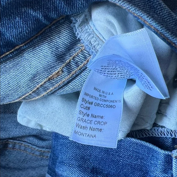 SLVRLAKE Sz 25 Grace Cropped Jeans in Montana - Picture 4 of 12